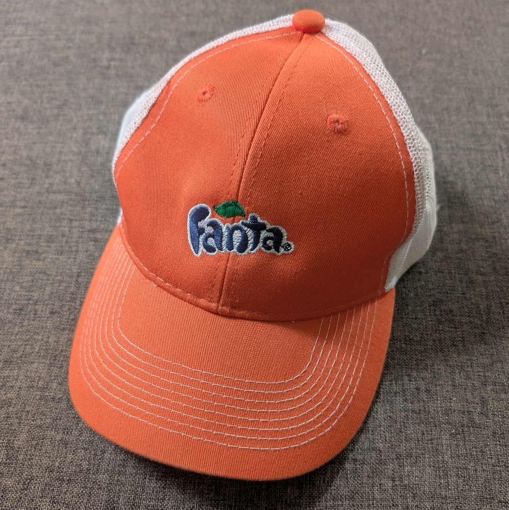Fanta Orange and White Mesh Cap